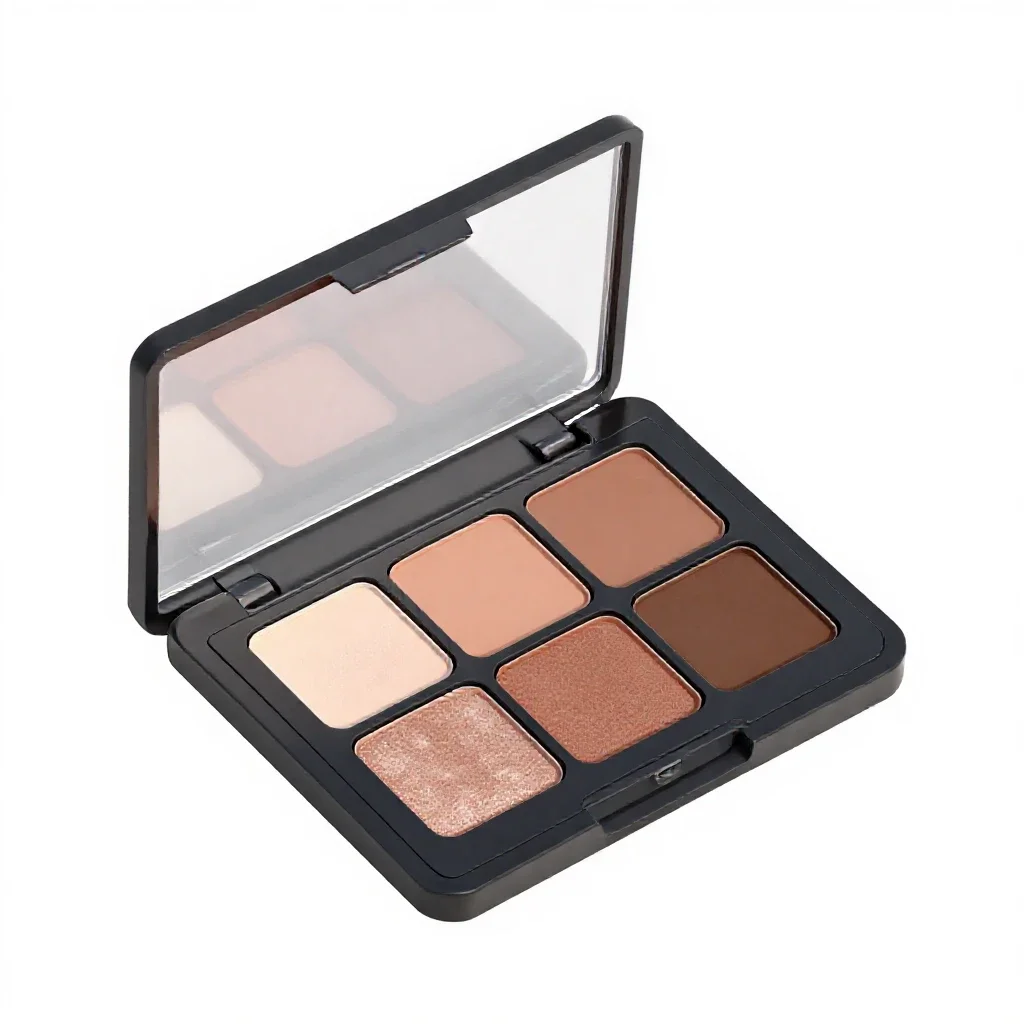 Eyeshadow palette isolated on a white background