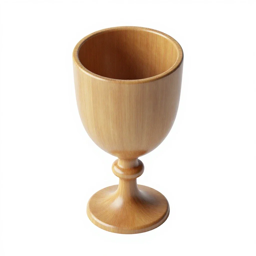 Kiddush cup isolated on a white background