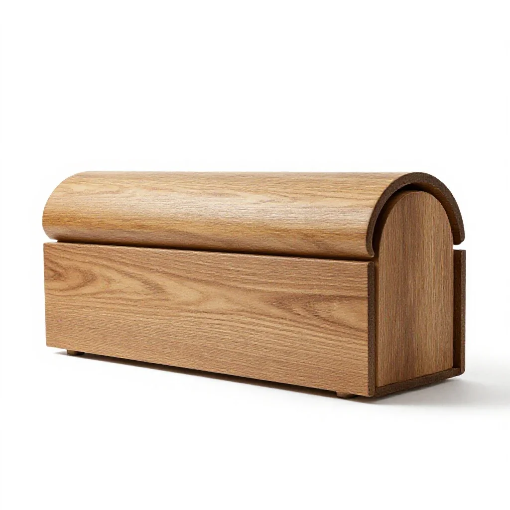 Scroll case isolated on a white background