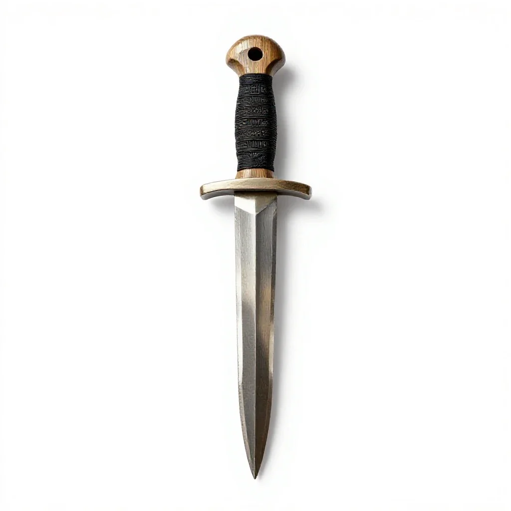 Throwing dagger set isolated on a white background