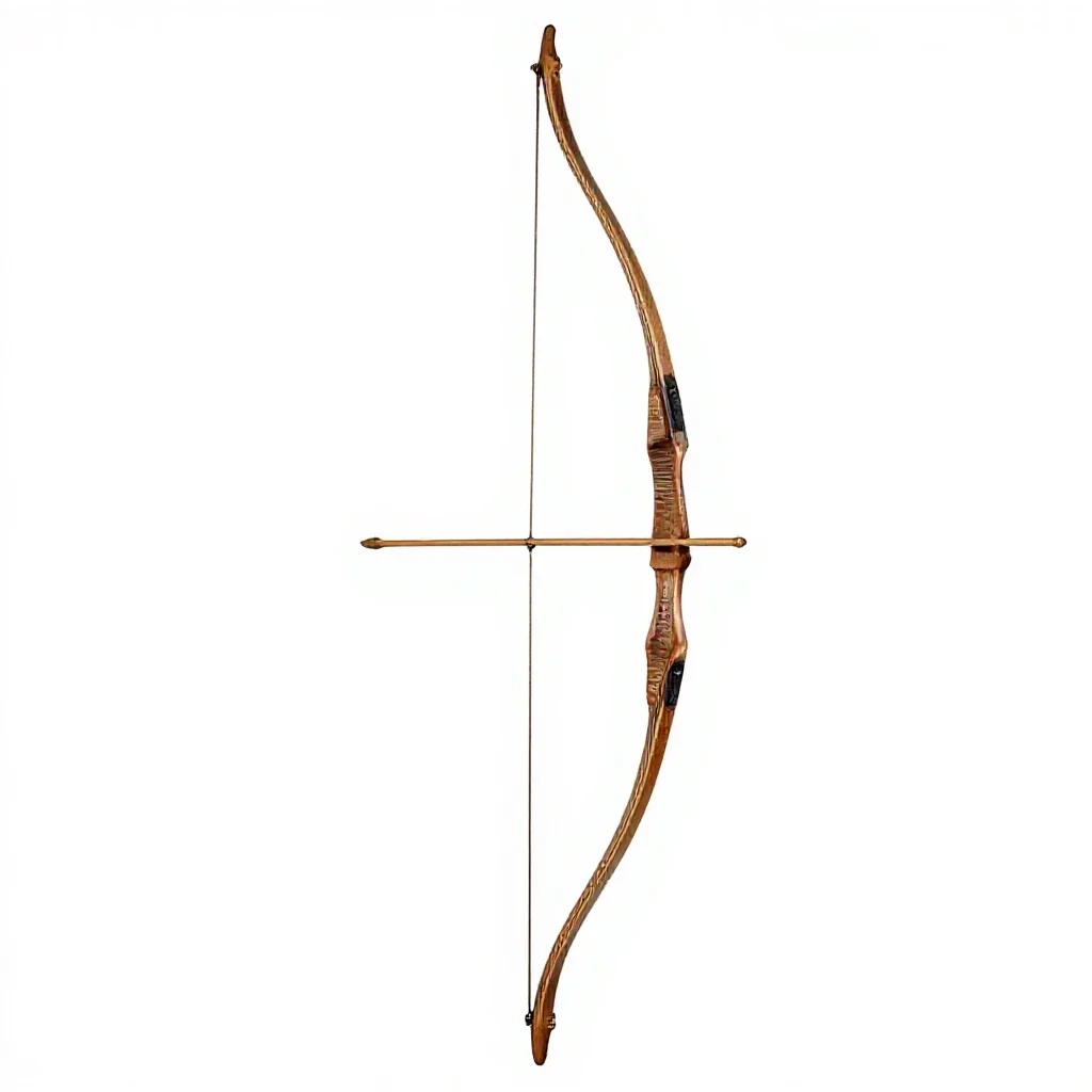 Elven bow isolated on a white background