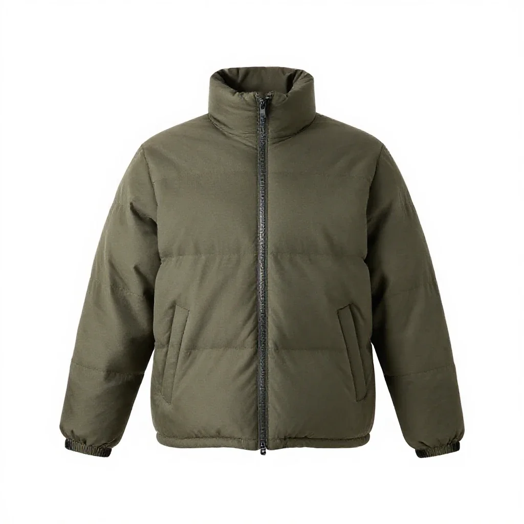 Puffer jacket isolated on a white background