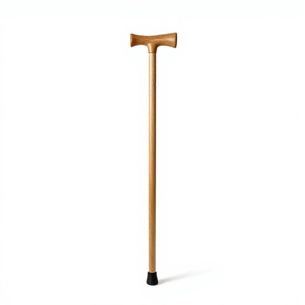 Walking cane isolated on a white background