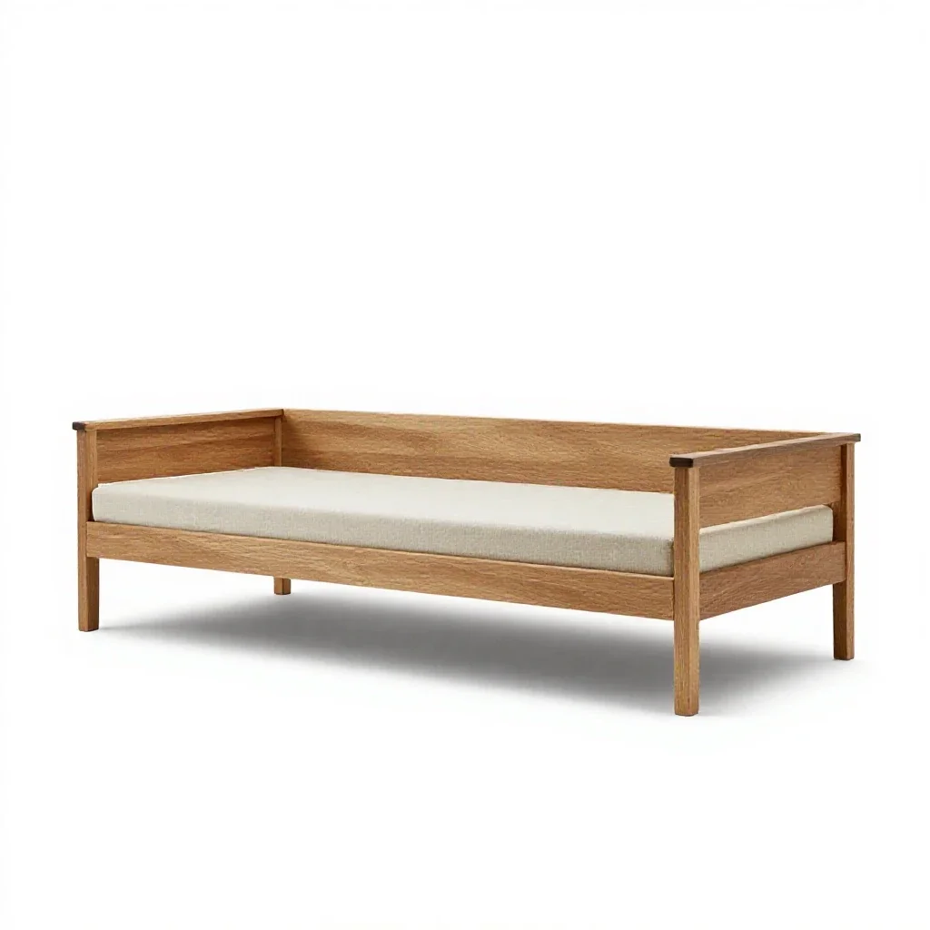 Daybed isolated on a white background