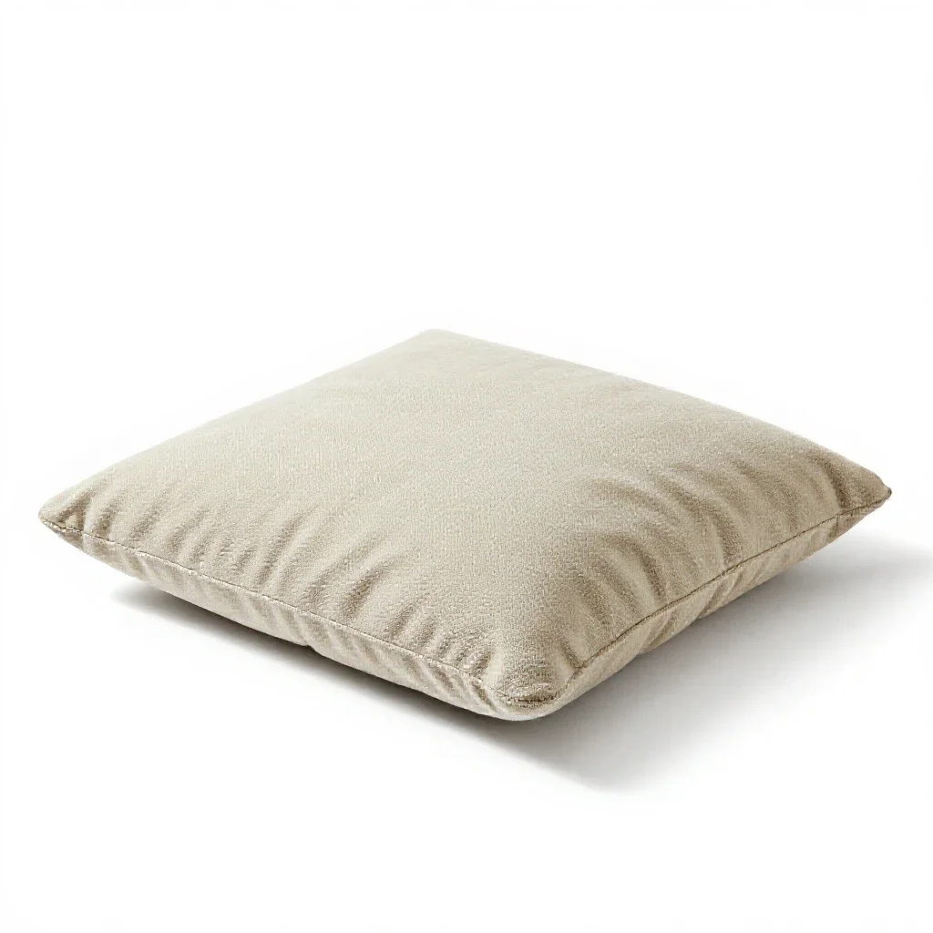 Floor cushion isolated on a white background