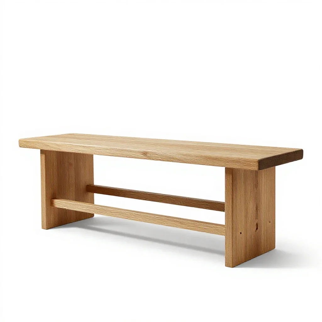 Shoe rack bench isolated on a white background