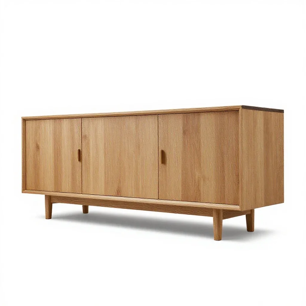 Sideboard credenza isolated on a white background