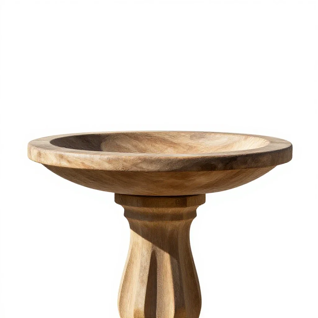 Bird bath isolated on a white background