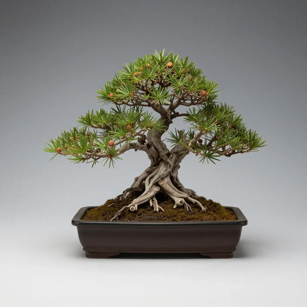 Bonsai training kit isolated on a white background