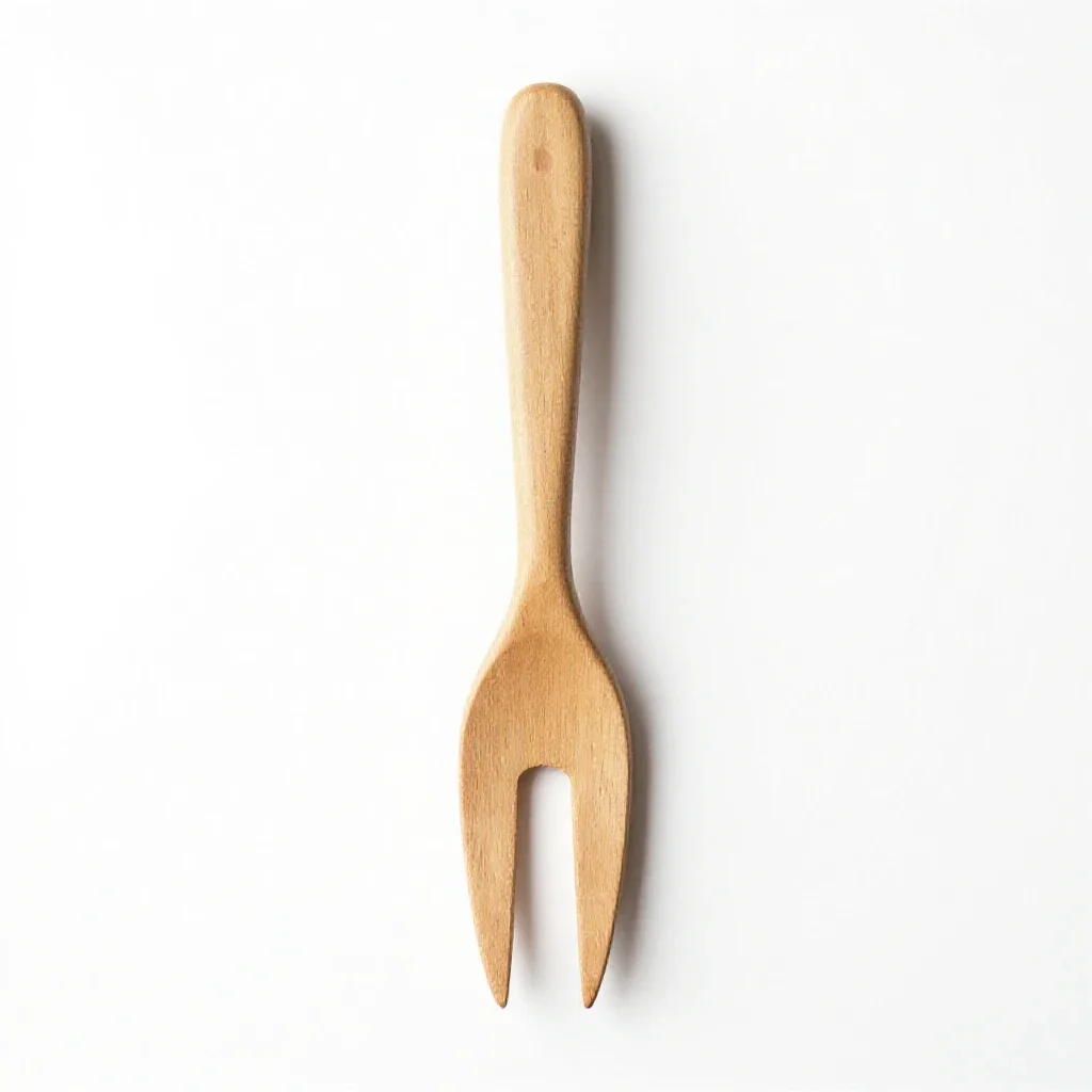 Hand fork isolated on a white background