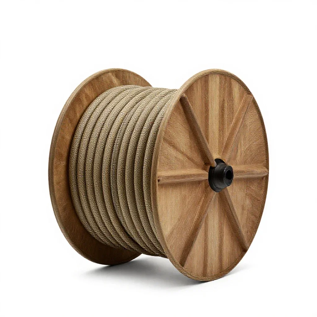 Hose reel isolated on a white background
