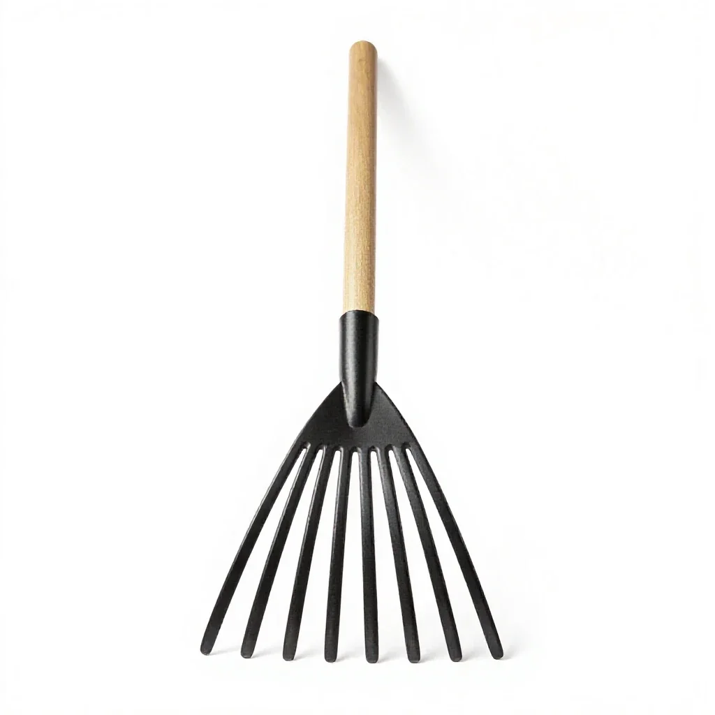 Rake isolated on a white background