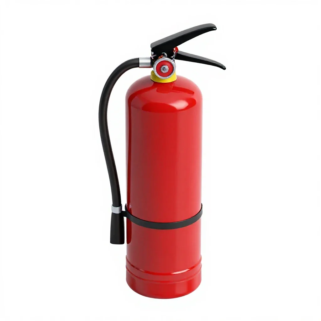 Fire extinguisher isolated on a white background