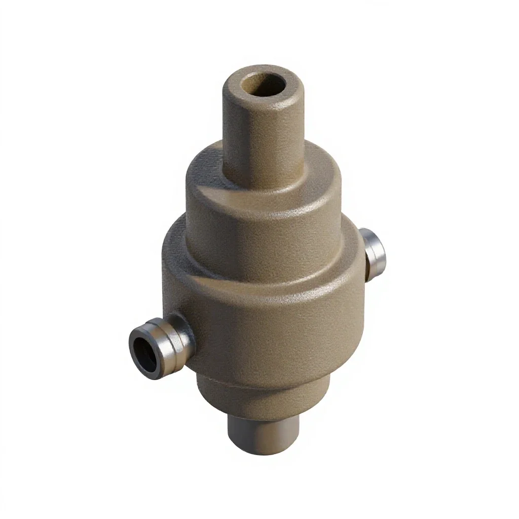 Industrial float switch isolated on a white background