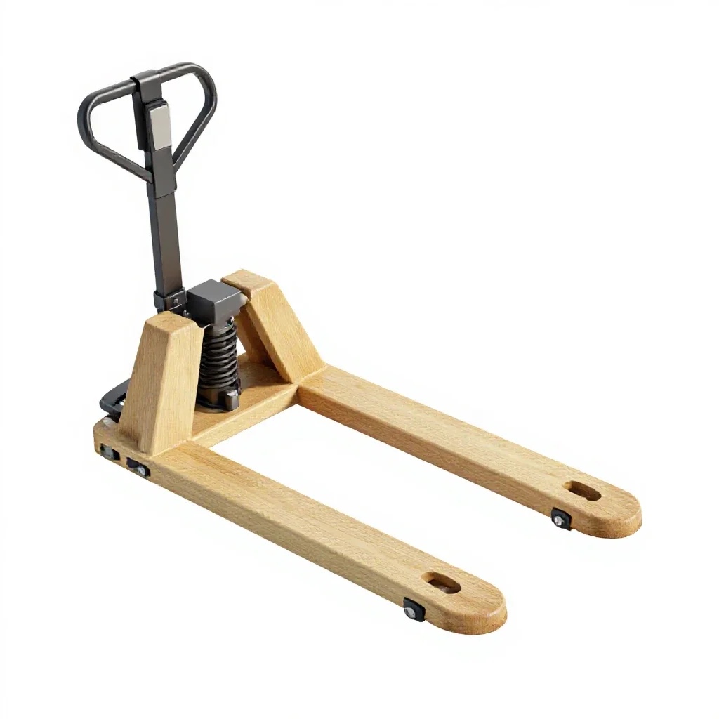 Pallet jack isolated on a white background