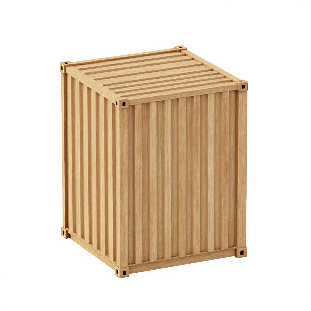 Shipping container door isolated on a white background