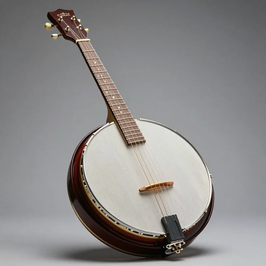 Banjo isolated on a white background