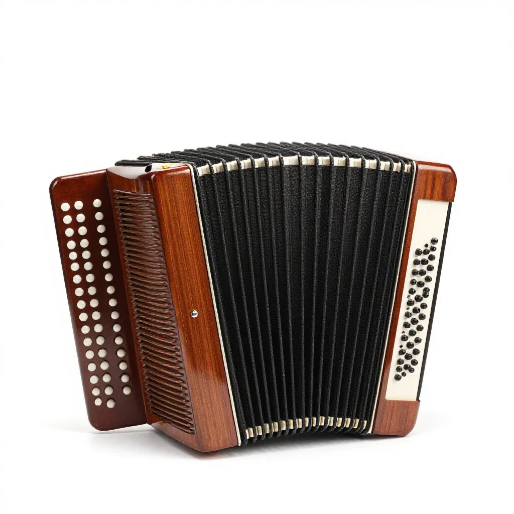 Concertina isolated on a white background