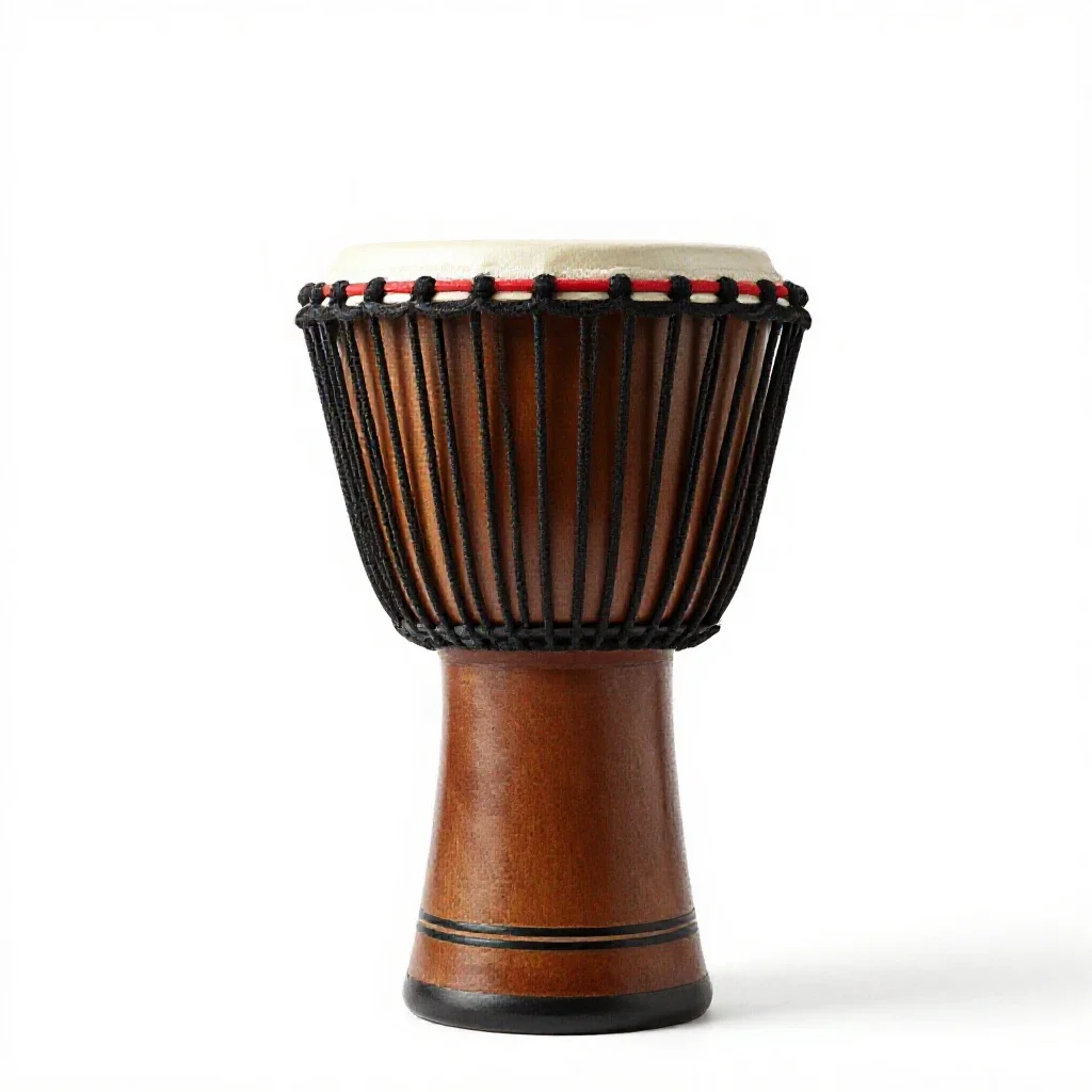 Djembe isolated on a white background