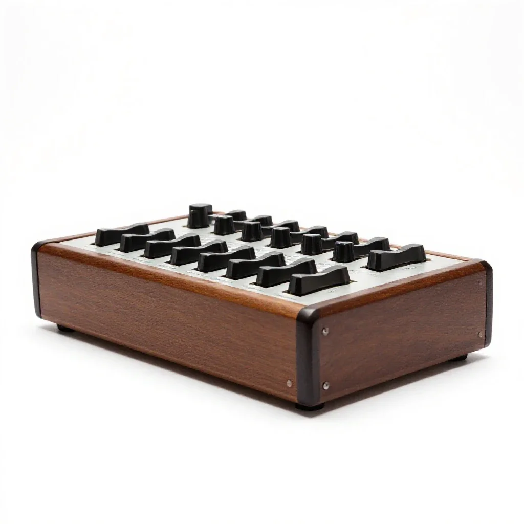 Drum machine isolated on a white background