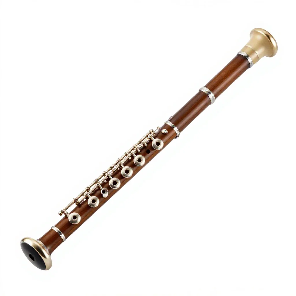 Flute isolated on a white background