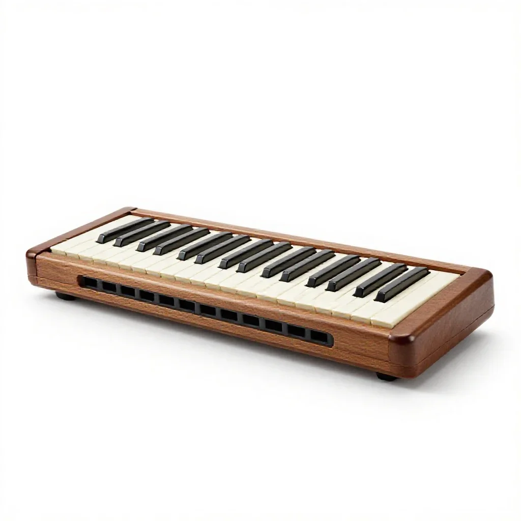 Melodica isolated on a white background