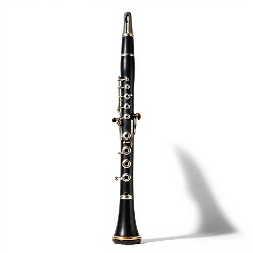 Oboe isolated on a white background