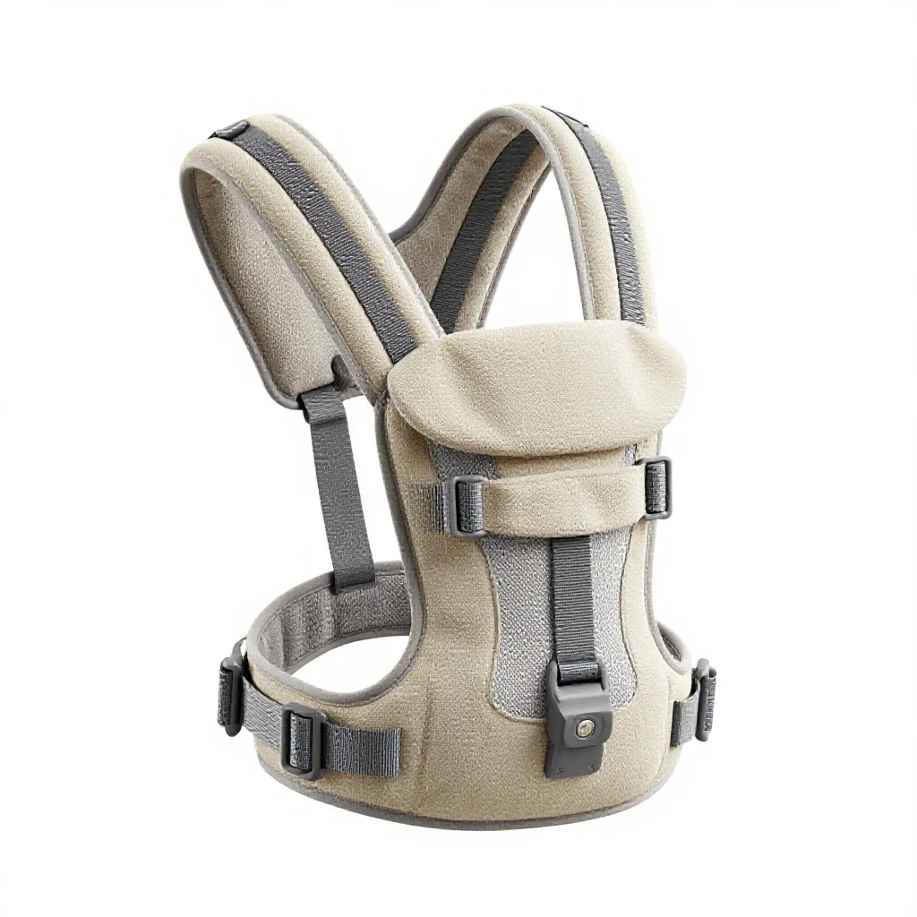 Baby carrier harness isolated on a white background