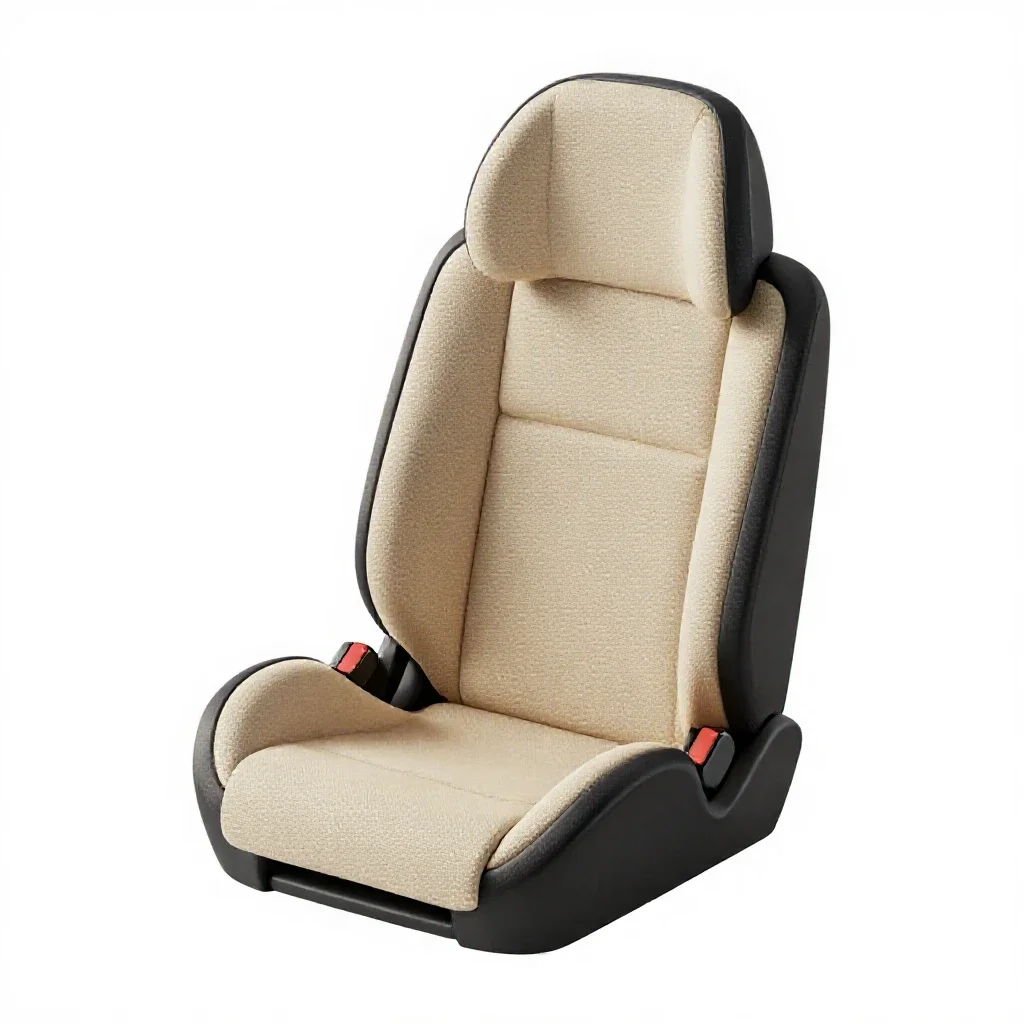 Car seat isolated on a white background