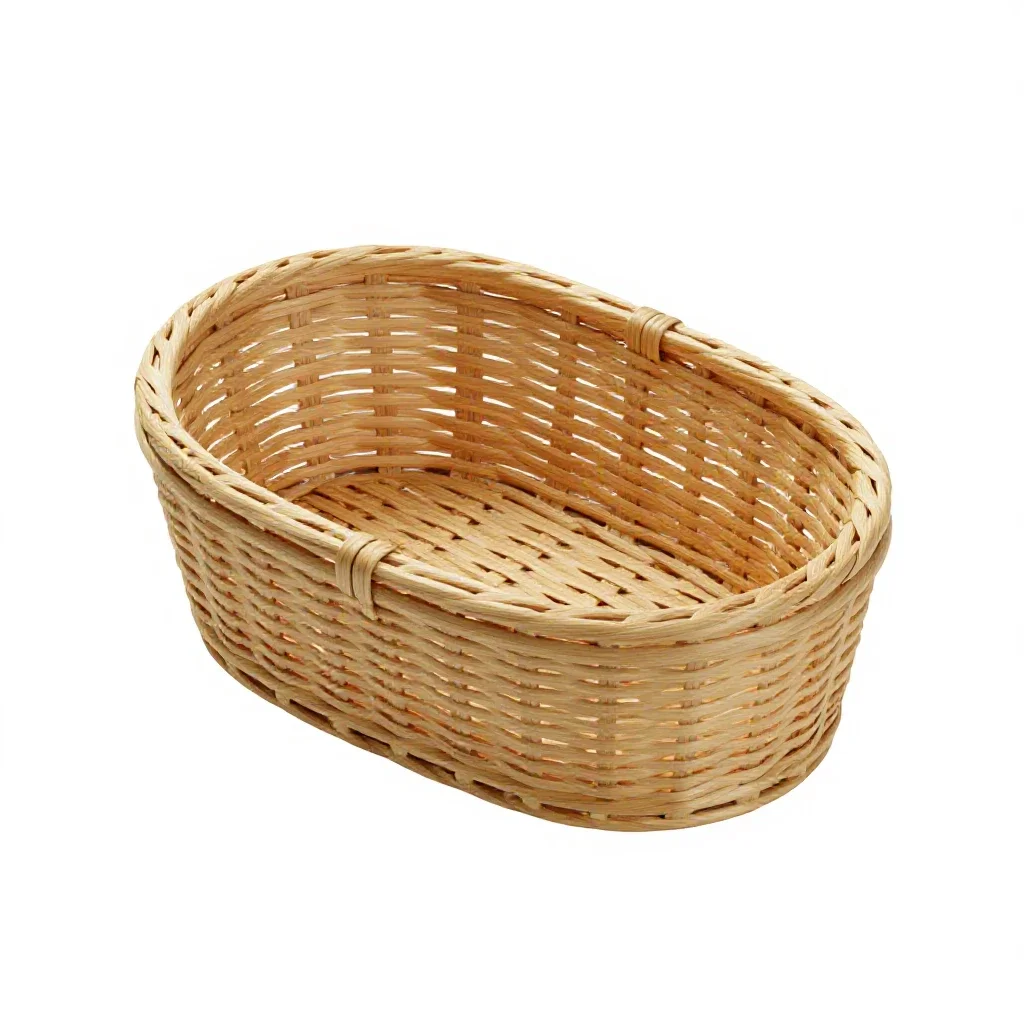 Moses basket isolated on a white background