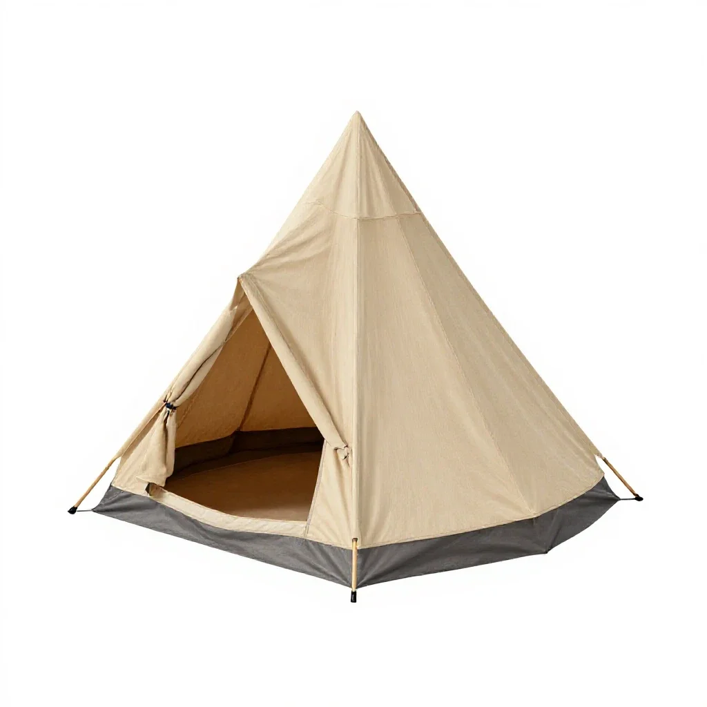 Reading tent isolated on a white background