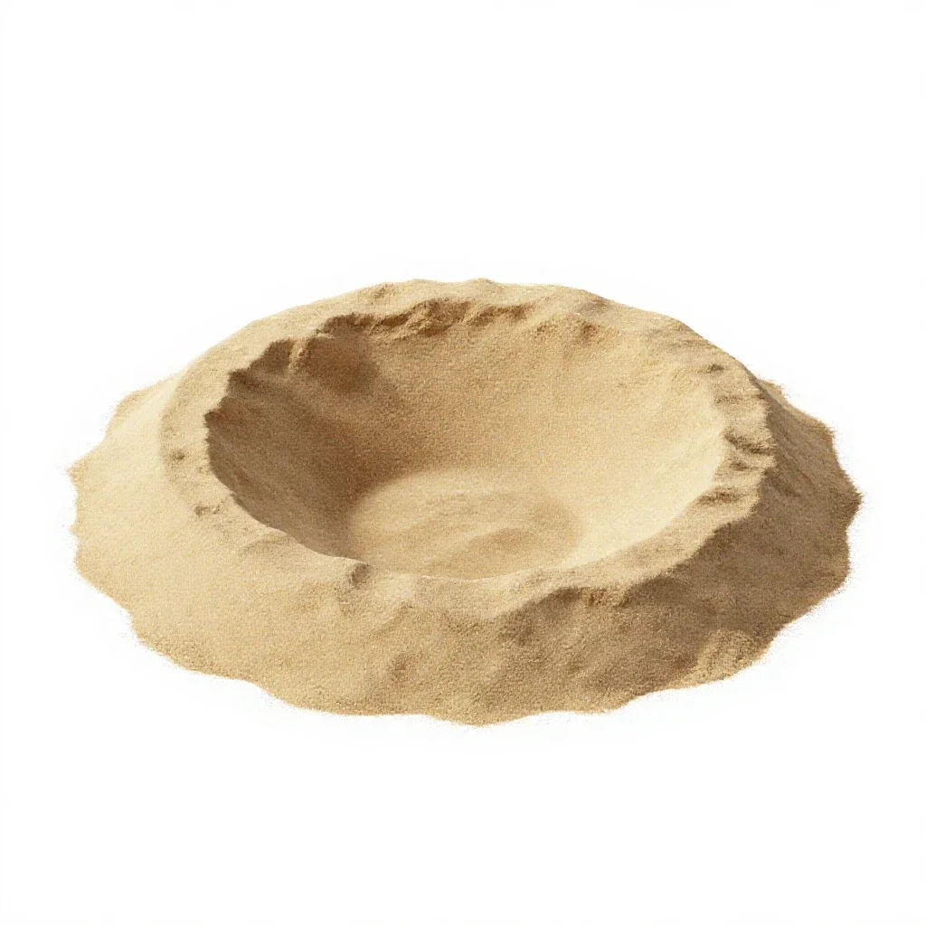 Sandpit with a lid isolated on a white background