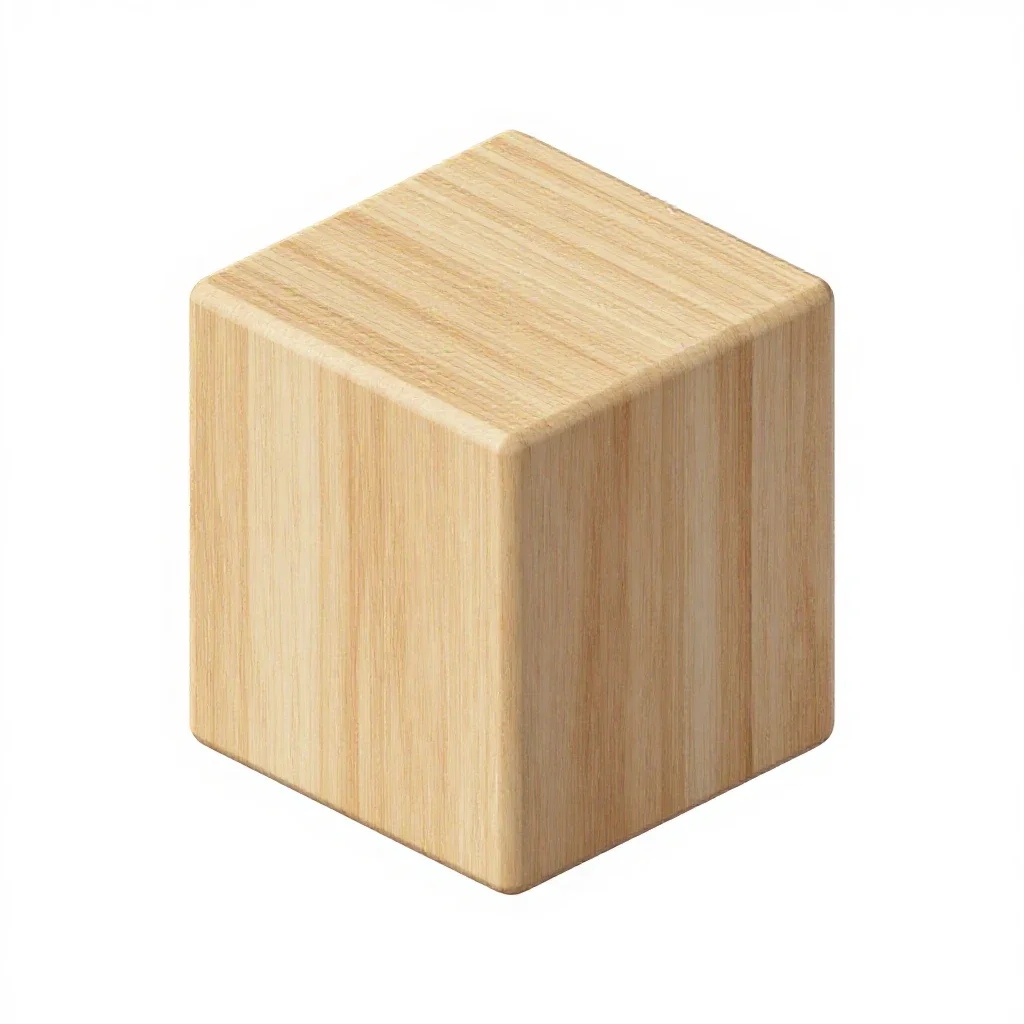 Soft building block set isolated on a white background