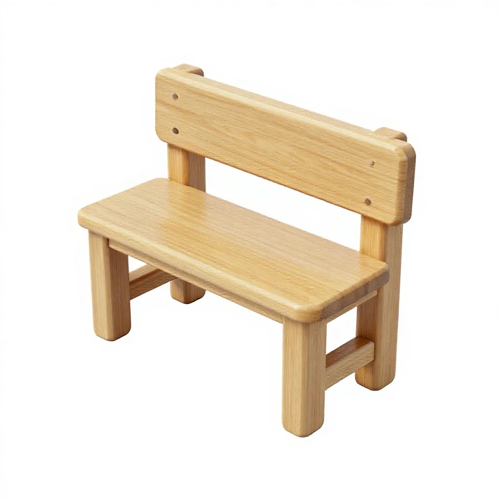 Toy tool bench isolated on a white background