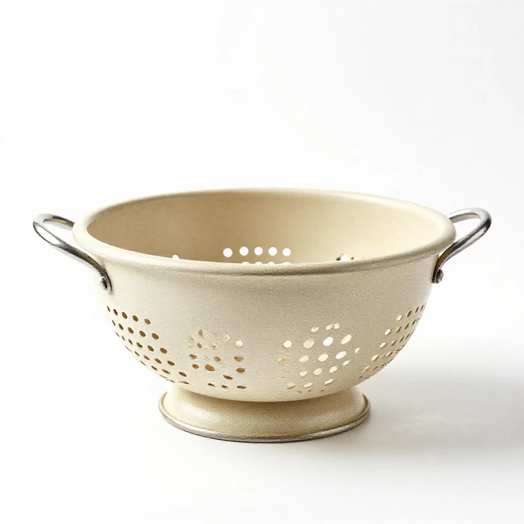 Colander isolated on a white background