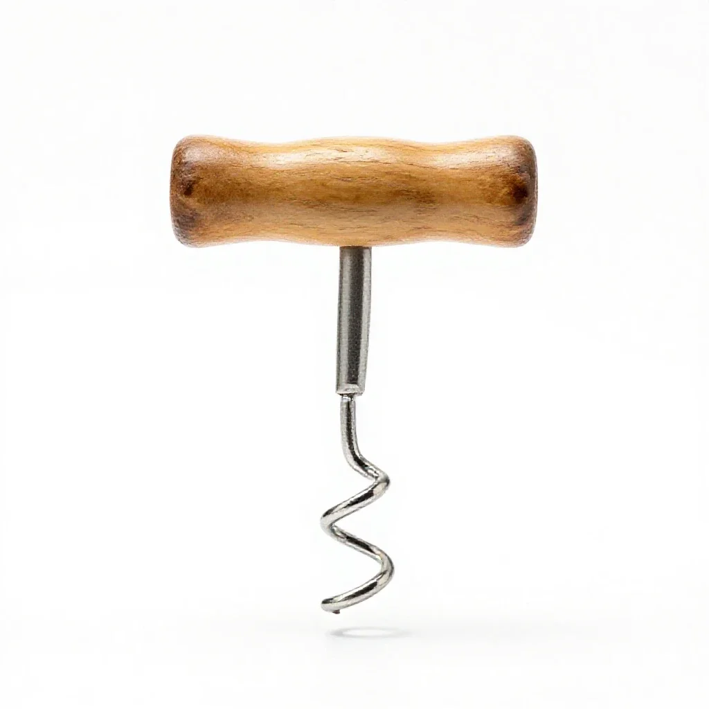 Corkscrew isolated on a white background