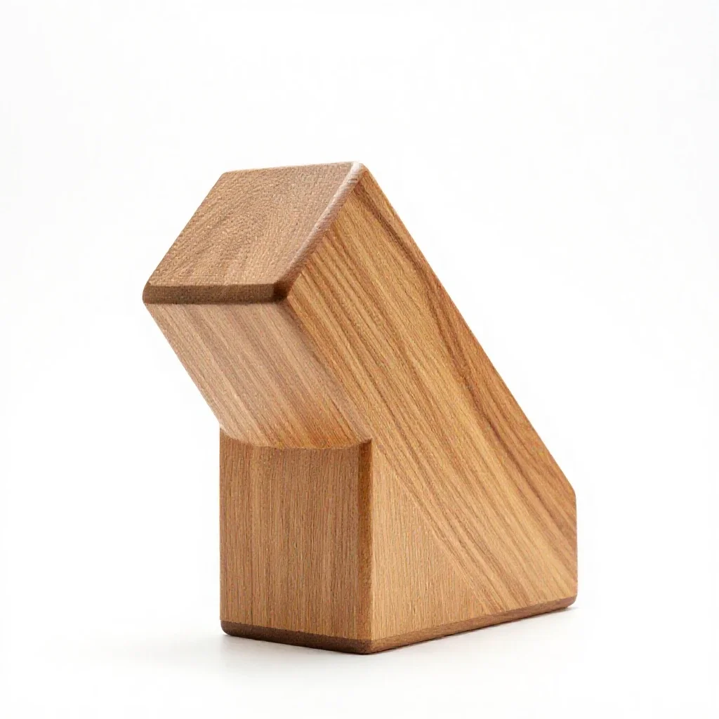 Knife block isolated on a white background