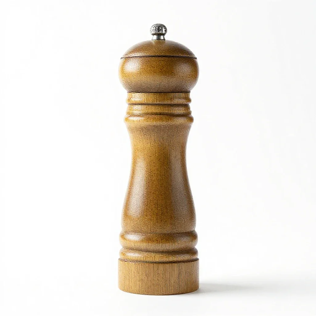 Pepper mill isolated on a white background