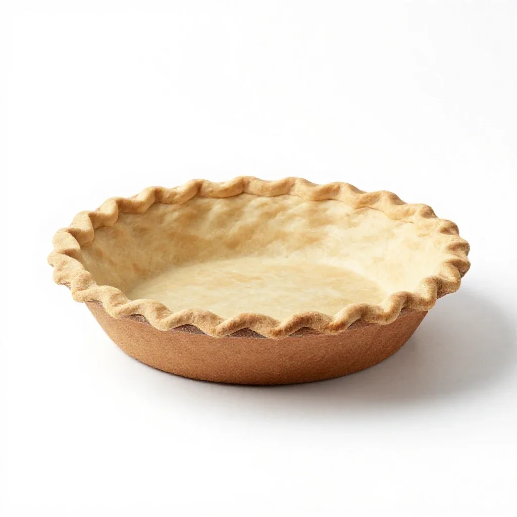 Pie dish isolated on a white background
