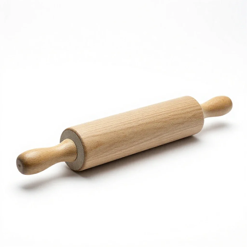 Rolling pin isolated on a white background