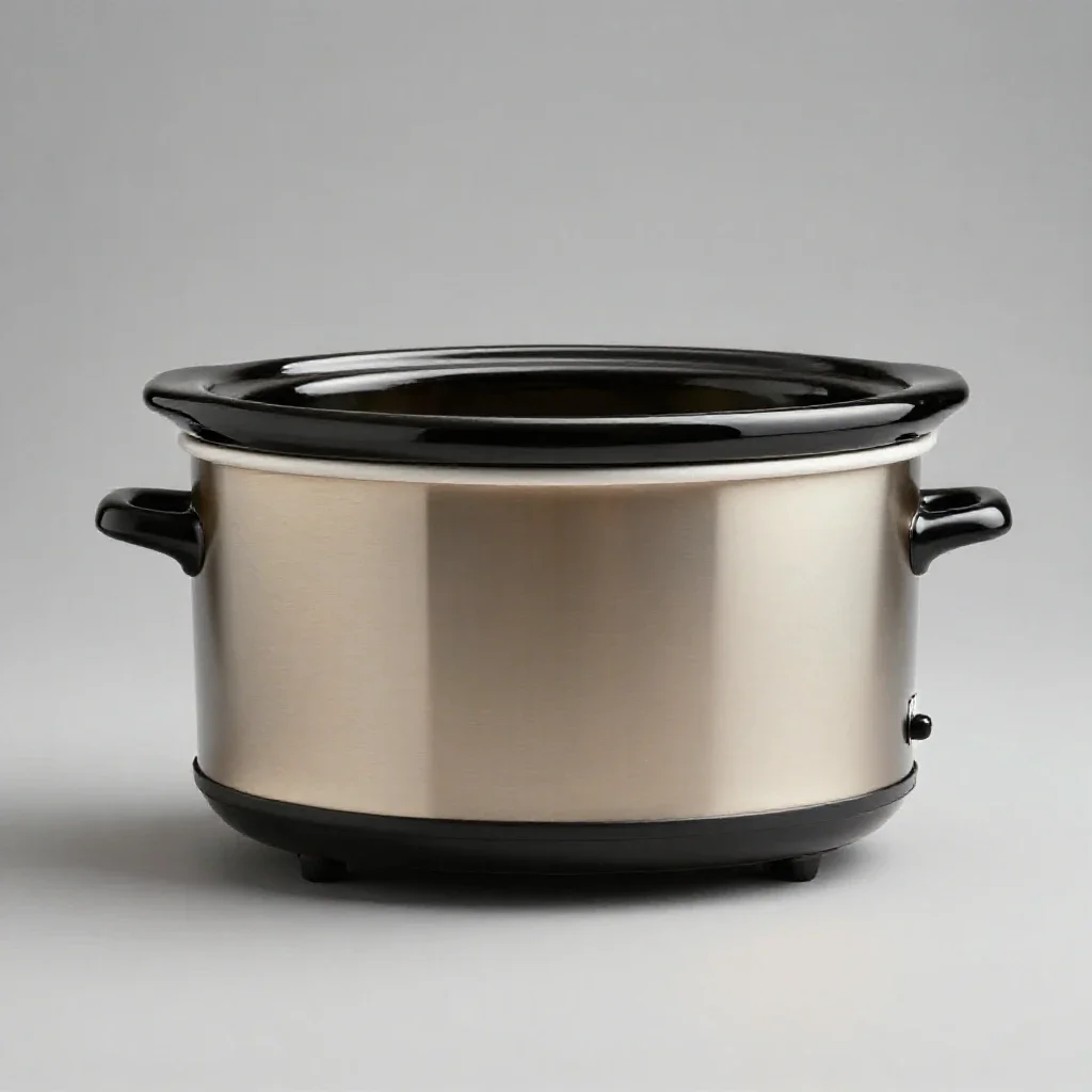 Slow cooker isolated on a white background
