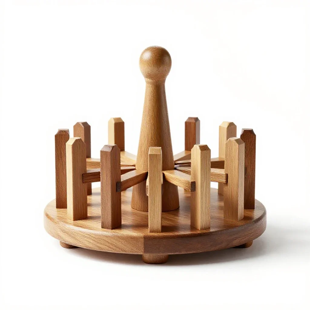 Spice rack carousel isolated on a white background