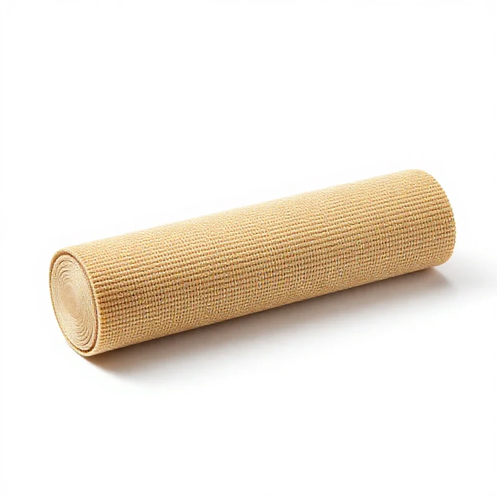 Sushi rolling mat isolated on a white background