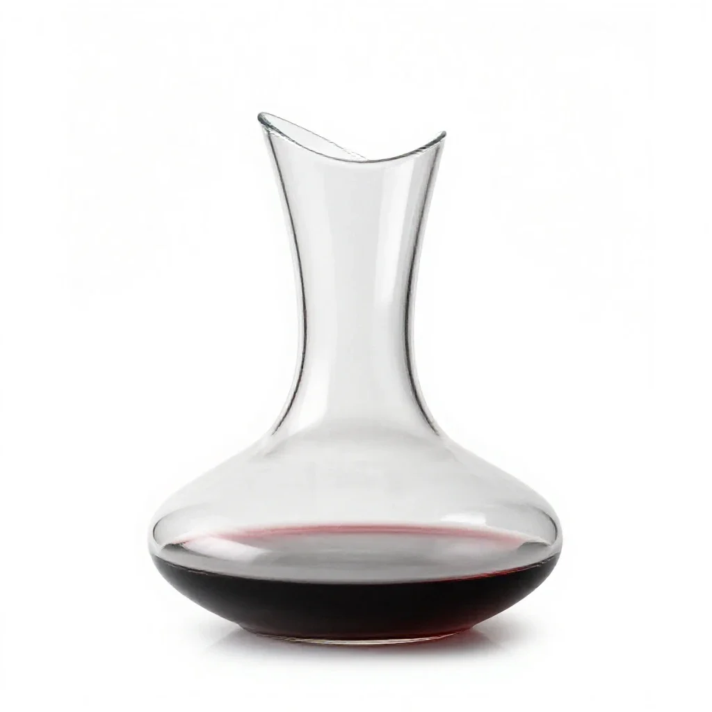 Wine decanter isolated on a white background