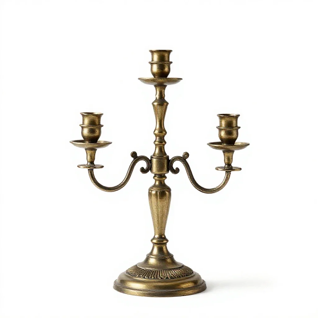Candelabra isolated on a white background