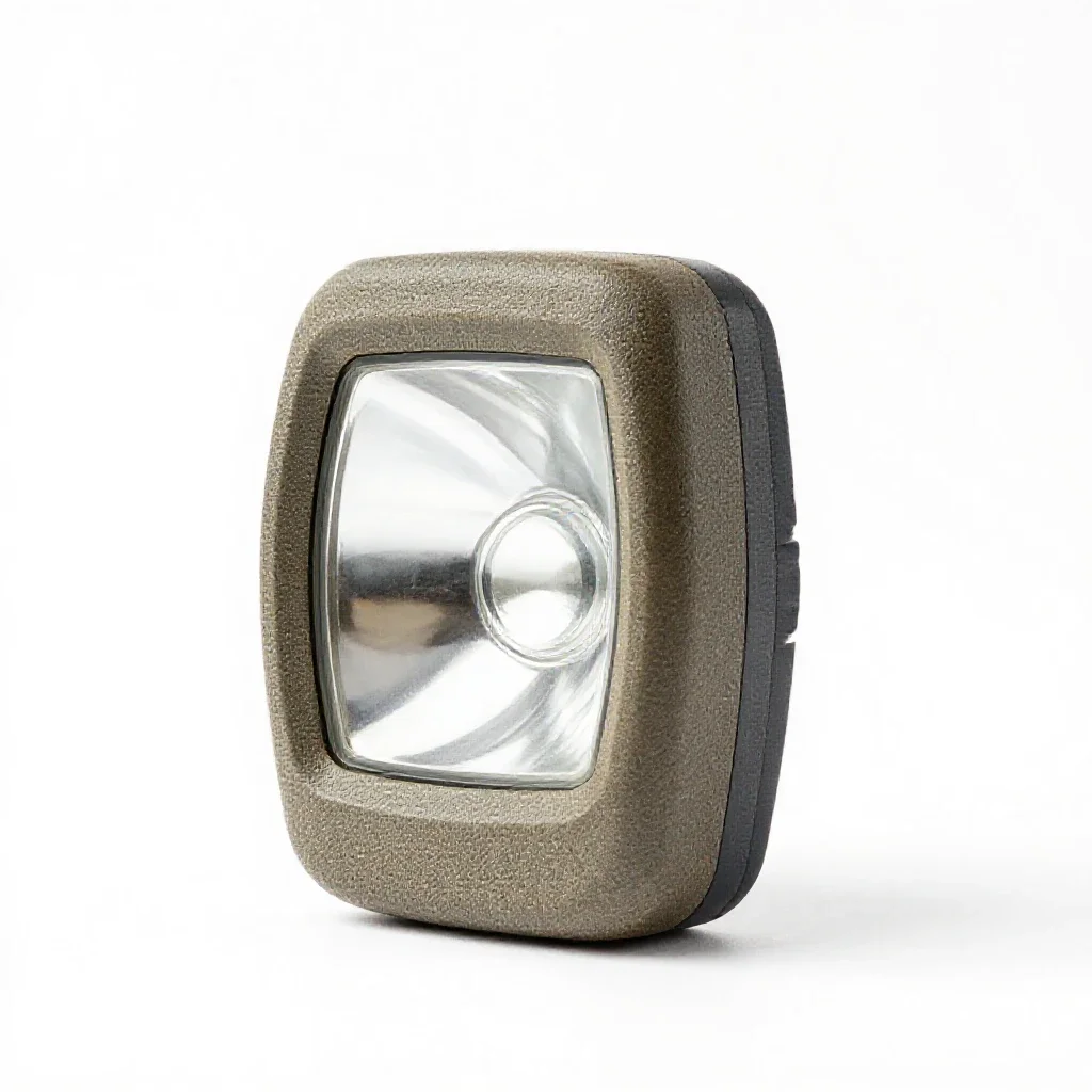 Rechargeable work light isolated on a white background