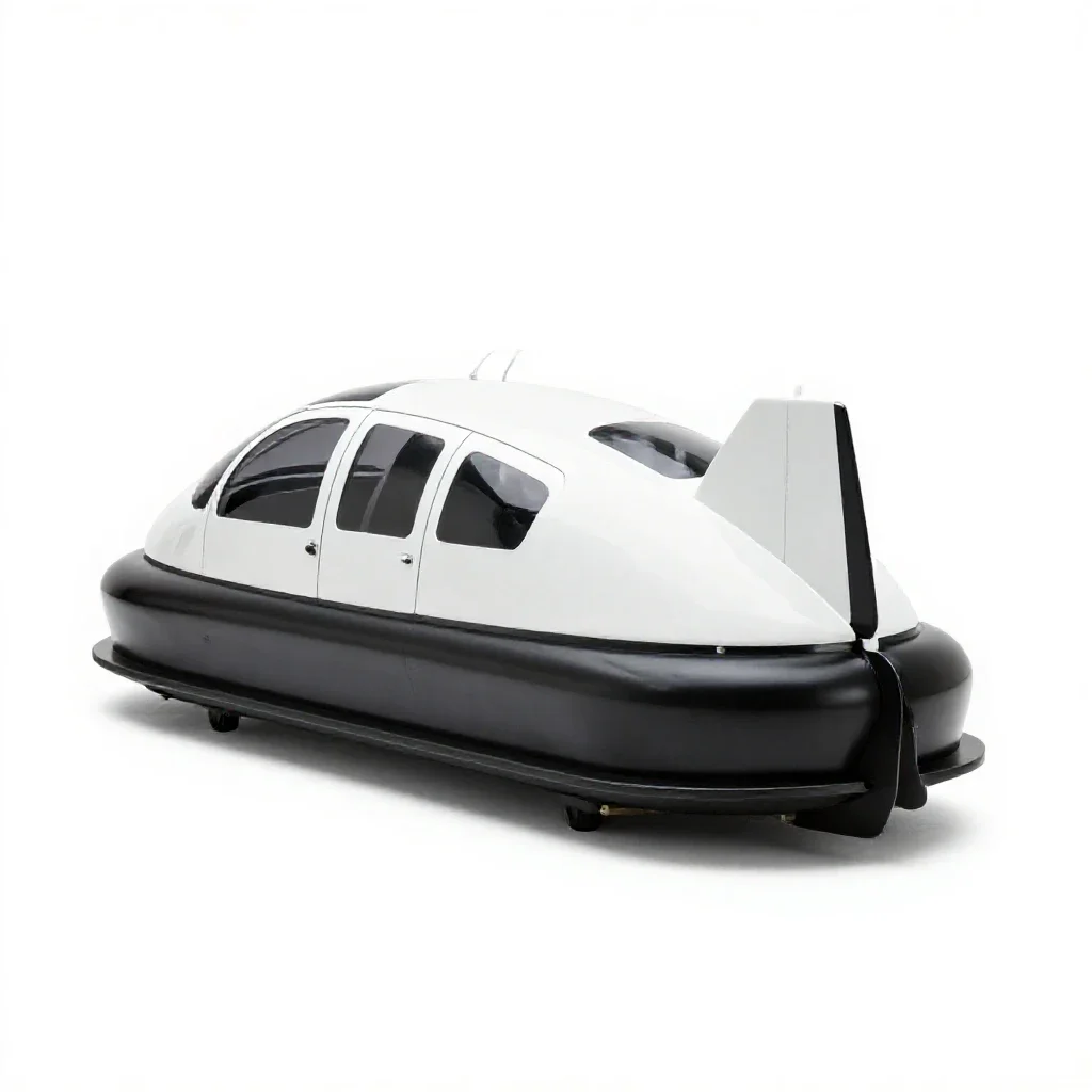 Hovercraft isolated on a white background