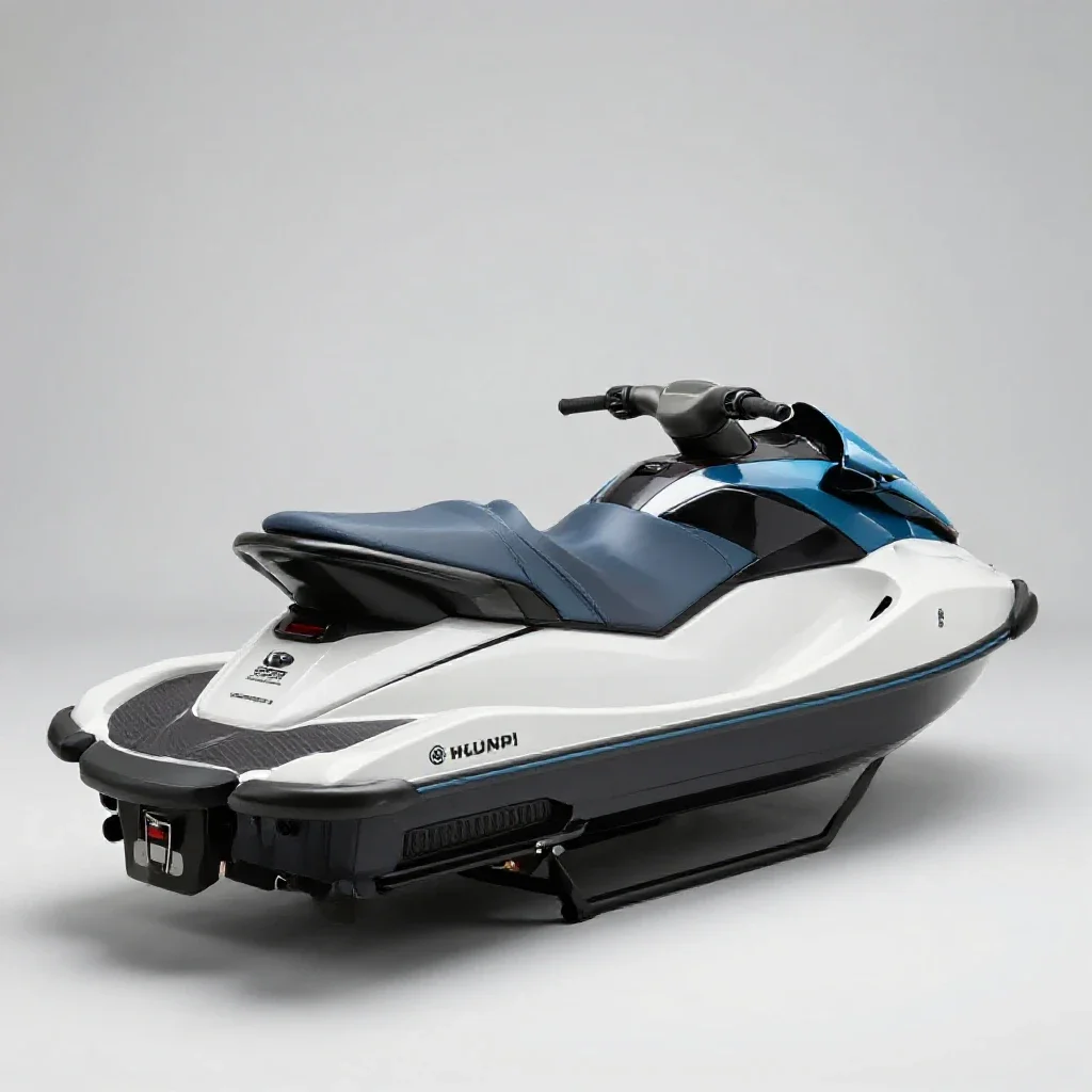 Jet ski isolated on a white background