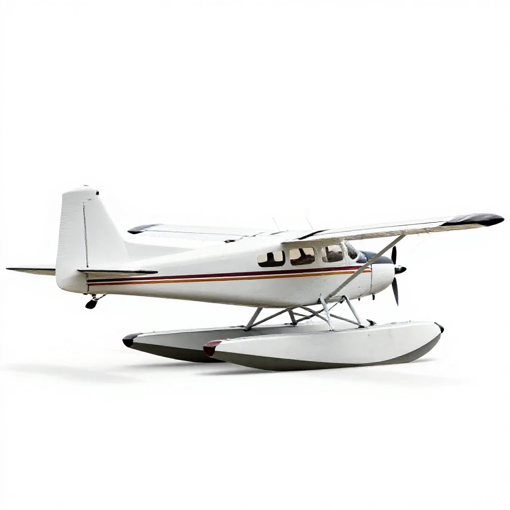 Seaplane isolated on a white background