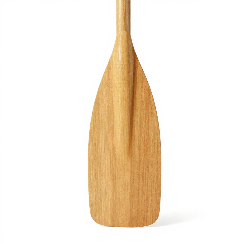 Canoe paddle isolated on a white background